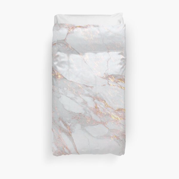 Chic Elegant Gold Marble Pattern Duvet Cover