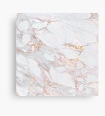 Chic Elegant Gold Marble Pattern Canvas Print