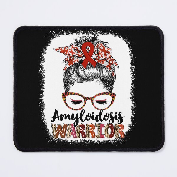 Item preview, Messy Bun Leopard Amyloidosis Warrior designed and sold by rechardtee.
