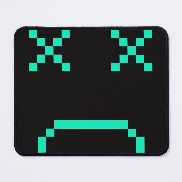 Item preview, Turquoise Sad Square Pixel art Emoji designed and sold by Dven-Clothes.