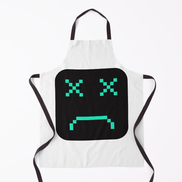 Item preview, Turquoise Sad Square Pixel art Emoji designed and sold by Dven-Clothes.