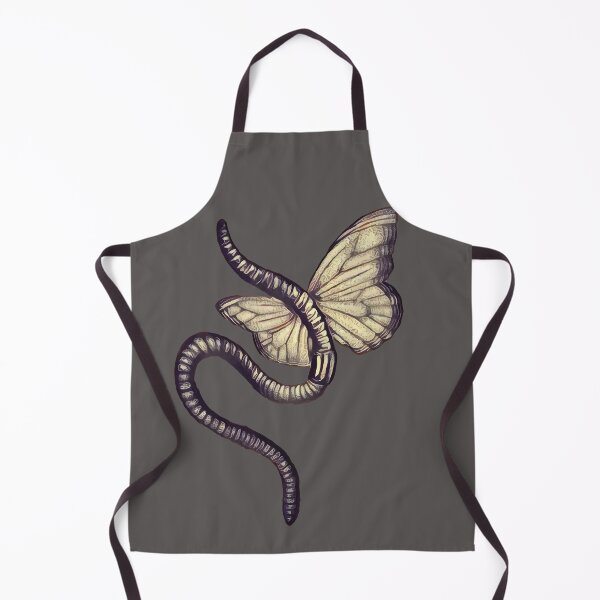 Item preview, Flying Worm - Hand Painted Illustration designed and sold by BuzzardLunch.