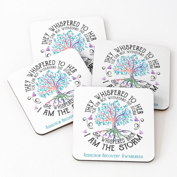 Item preview, Addiction Recovery Awareness - Addiction Recovery Warrior I Am The Storm designed and sold by RunningShop.