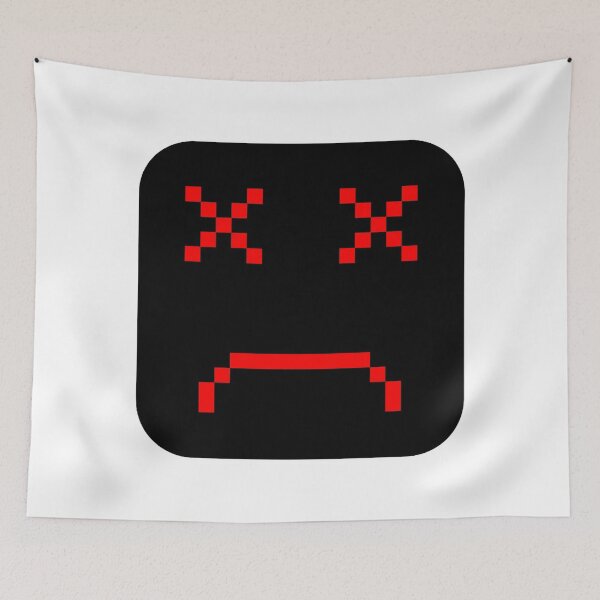 Item preview, Red Sad Square Pixel art Emoji designed and sold by Dven-Clothes.