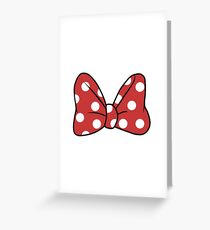 A Mouse's Bow Greeting Card