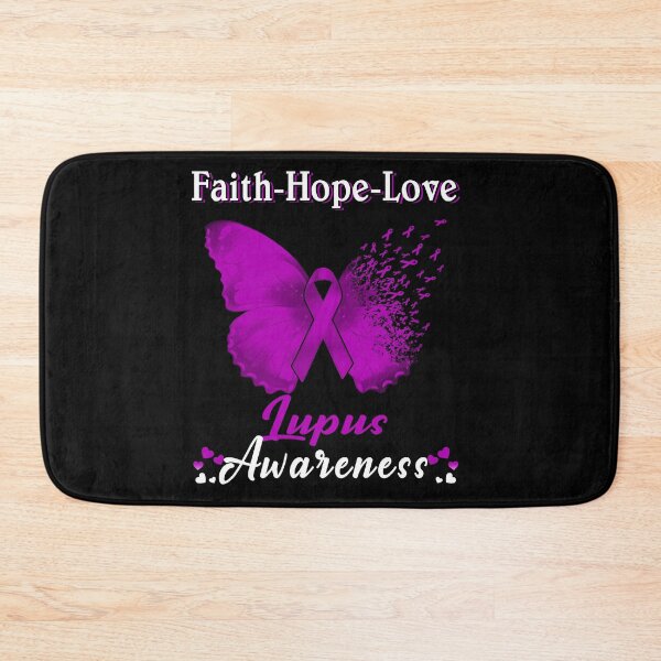 Item preview, Faith Hope Love Butterfly Lupus Awareness designed and sold by Gillosina.
