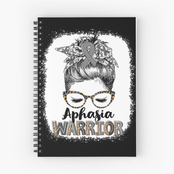 Item preview, Messy Bun Leopard Aphasia Warrior designed and sold by rechardtee.