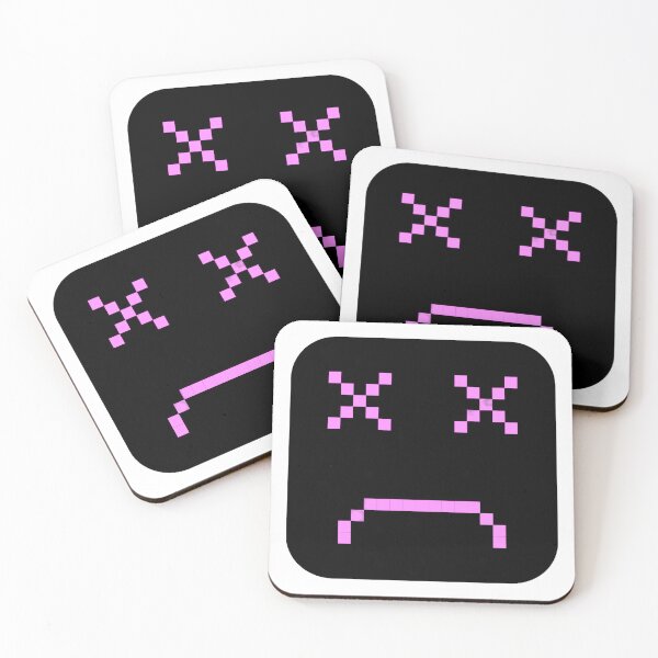 Item preview, Pink Sad Square Pixel art Emoji designed and sold by Dven-Clothes.