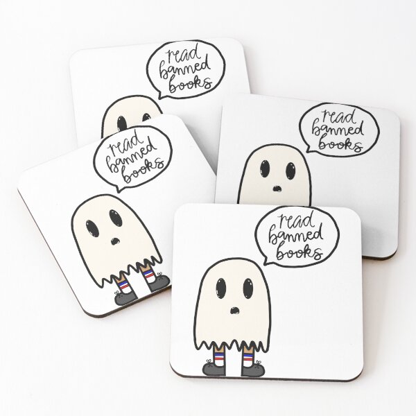 Item preview, Read Banned Books ghost  designed and sold by Tristen Swinney.