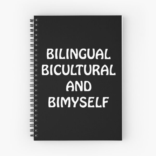 Item preview, Bilingual Bicultural And Bimyself Funny Men Women designed and sold by Big Twelve.