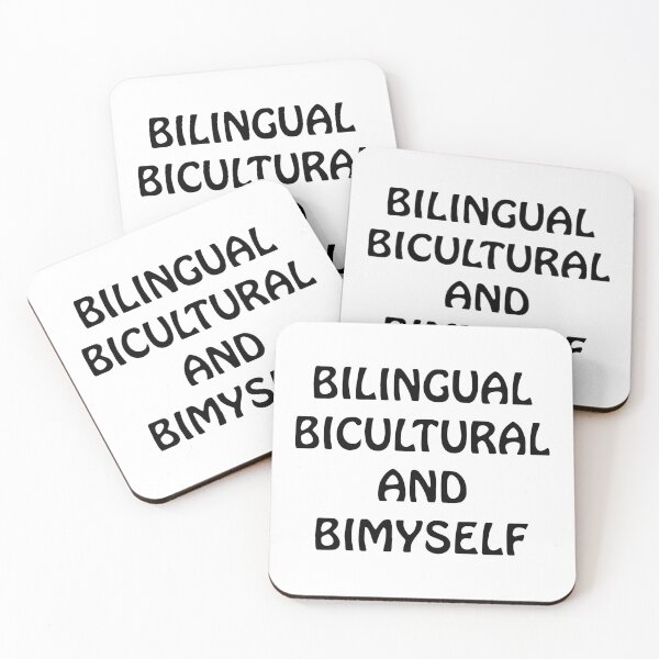 Item preview, Bilingual Bicultural And Bimyself Funny Men Women designed and sold by Big Twelve.