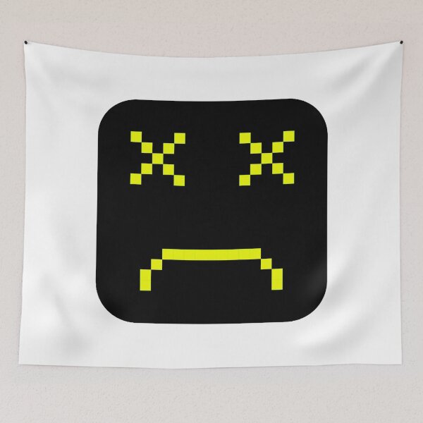 Item preview, Yellow Sad Square Pixel art Emoji designed and sold by Dven-Clothes.