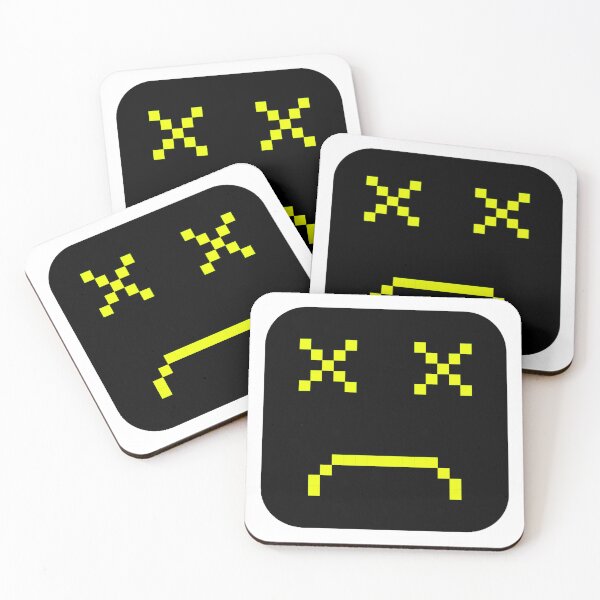 Item preview, Yellow Sad Square Pixel art Emoji designed and sold by Dven-Clothes.