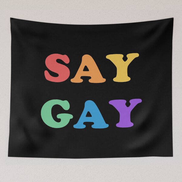 Item preview, SAY GAY - Proud to say gay, I will say gay designed and sold by Inspirationmotivation.