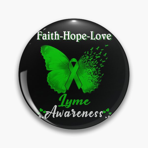 Item preview, Faith Hope Love Butterfly Lyme Awareness designed and sold by Gillosina.