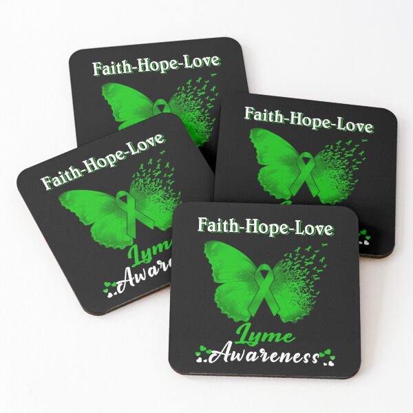 Item preview, Faith Hope Love Butterfly Lyme Awareness designed and sold by Gillosina.