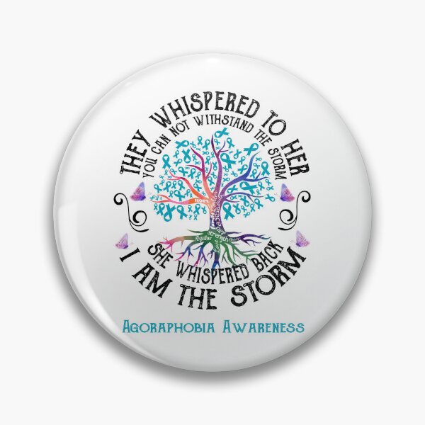 Item preview, Agoraphobia Awareness - Agoraphobia Warrior I Am The Storm designed and sold by RunningShop.