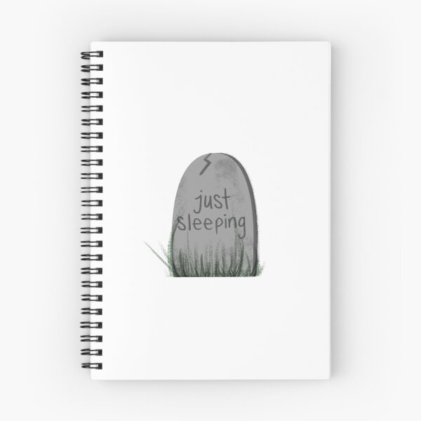 Item preview, tombstone thoughts - just sleeping  designed and sold by funeralofheart.