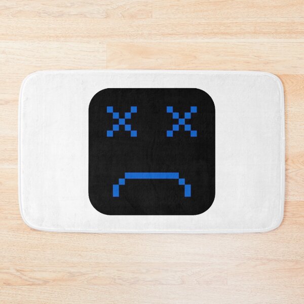 Item preview, Blue Sad Square Pixel art Emoji designed and sold by Dven-Clothes.