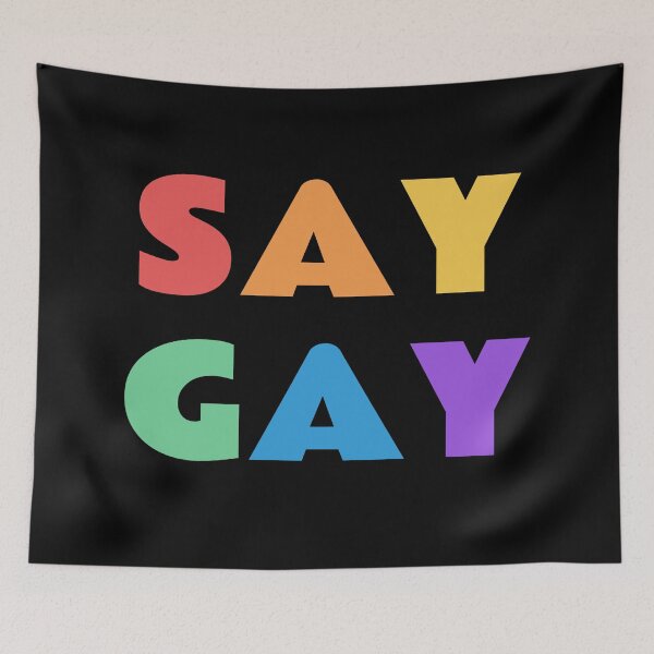 Item preview, SAY GAY - Proud to say gay, I will say gay designed and sold by Inspirationmotivation.