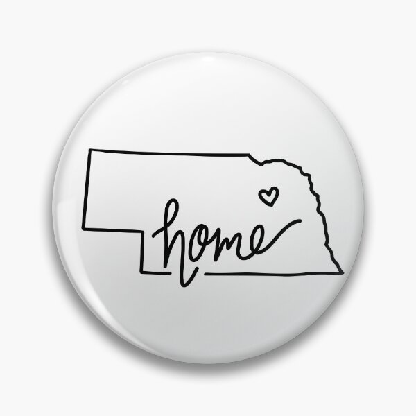 Item preview, Cute Nebraska Home State Outline Sticker designed and sold by Sarah DaSilva.