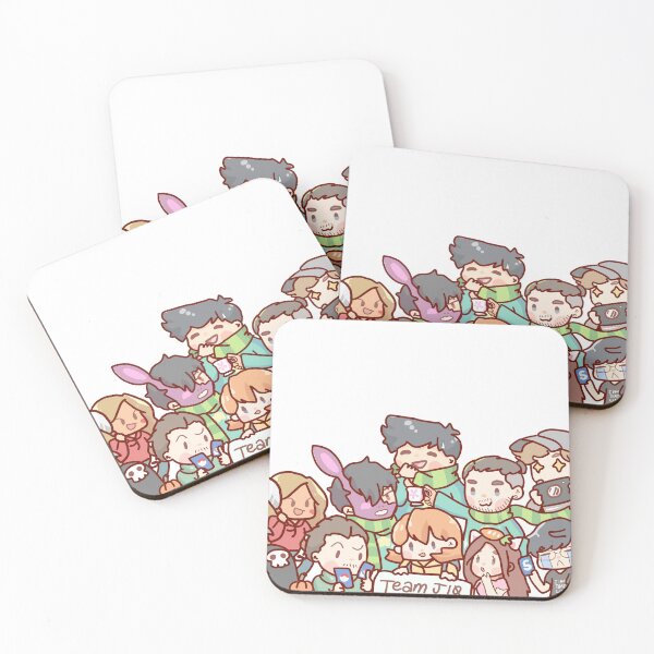 Item preview, Rust Twitch Streamers Cute Chibi Team J10 designed and sold by eagleka22.