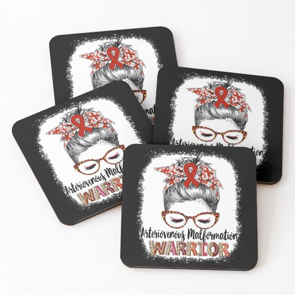 Item preview, Messy Bun Leopard Arteriovenous Malformation Warrior designed and sold by rechardtee.