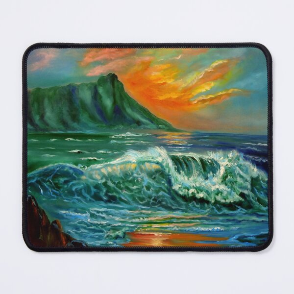 Item preview, Diamond Head Seascape designed and sold by jennyleeandjim.