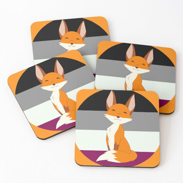 Item preview, Pride: Asexual Fox designed and sold by CyberWolf-1013.