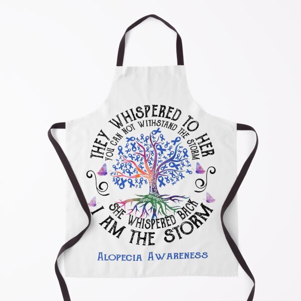 Item preview, Alopecia Awareness - Alopecia Warrior I Am The Storm designed and sold by RunningShop.