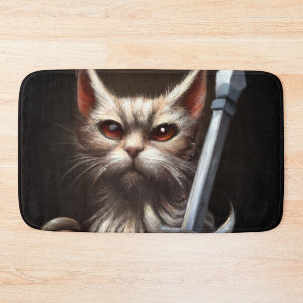 Item preview, Leary the Cat, stern with his sword (Fantasy) designed and sold by thecatandkettle.
