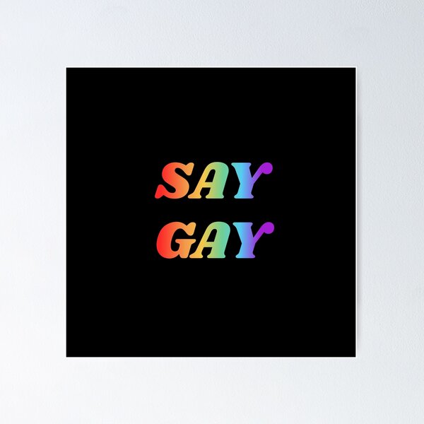 Item preview, SAY GAY - Proud to say gay, I will say gay designed and sold by Inspirationmotivation.