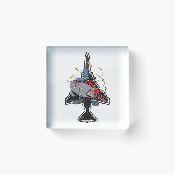 Item preview, Spooky F-4 Phantom II Gun/Black Aircraft Silhouette - Grunge Style  designed and sold by pzd501.