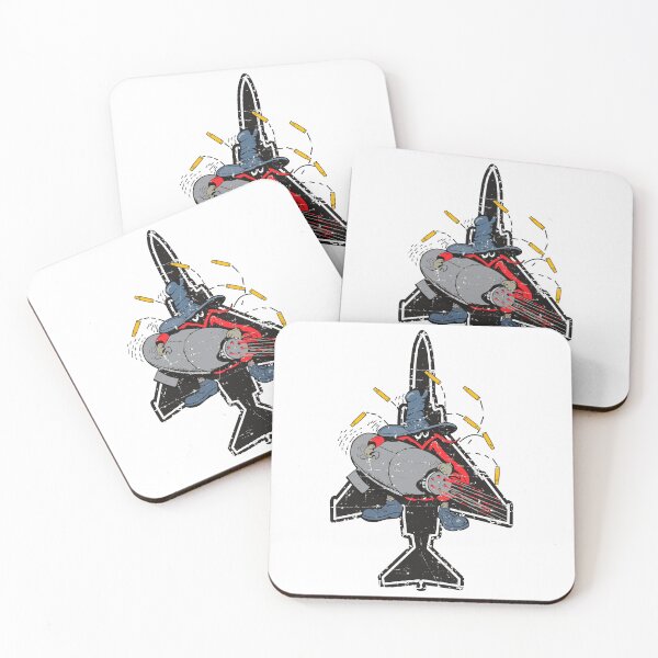 Item preview, Spooky F-4 Phantom II Gun/Black Aircraft Silhouette - Grunge Style  designed and sold by pzd501.