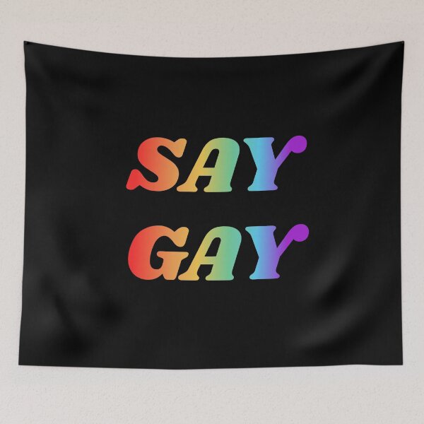 Item preview, SAY GAY - Proud to say gay, I will say gay designed and sold by Inspirationmotivation.