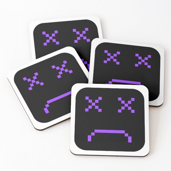 Item preview,  Purple Sad Square Pixel art Emoji designed and sold by Dven-Clothes.