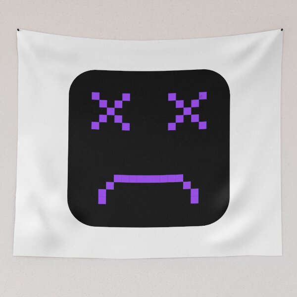 Item preview,  Purple Sad Square Pixel art Emoji designed and sold by Dven-Clothes.