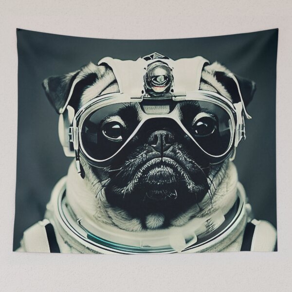 Item preview, Cute Pug - Astronaut Dog space - Funny Pug Dog designed and sold by ONORMAL.