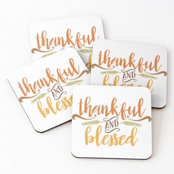 Item preview, Thankful and Blessed  designed and sold by Farah-FD.