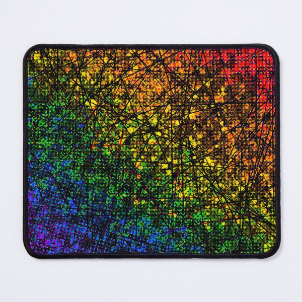 Item preview, Rainbow Grid Halftone Linear Abstract   designed and sold by that5280lady.