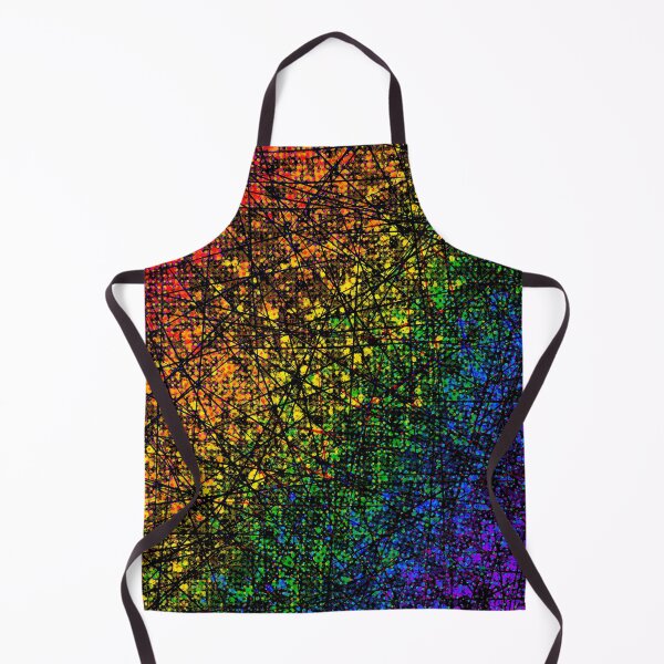 Item preview, Rainbow Grid Halftone Linear Abstract designed and sold by that5280lady.
