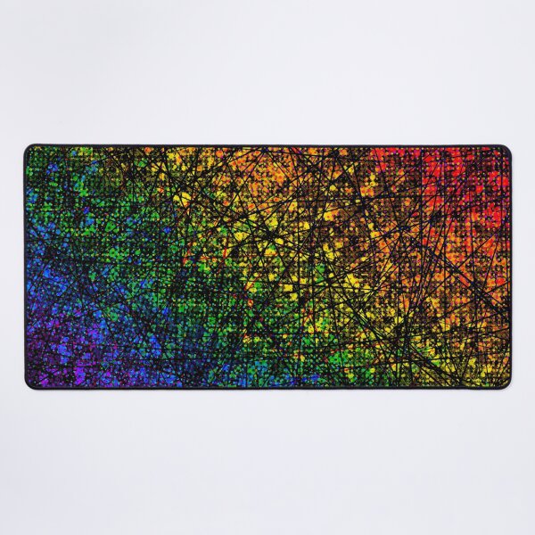 Item preview, Rainbow Grid Halftone Linear Abstract designed and sold by that5280lady.