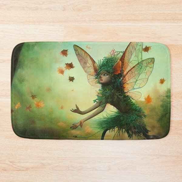 Item preview, Woodland Creature Catching Falling Leaves designed and sold by fairytailsaiart.
