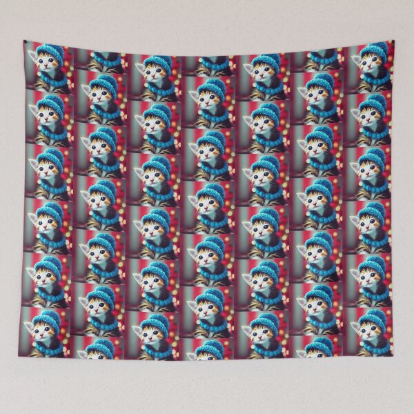 Item preview, Gatito navideño: perfecto para los amantes de los animales designed and sold by ChristmaSpecial.