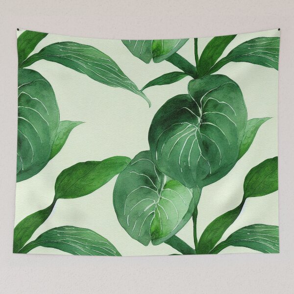 Item preview, Pothos leaves pattern designed and sold by etherElric.