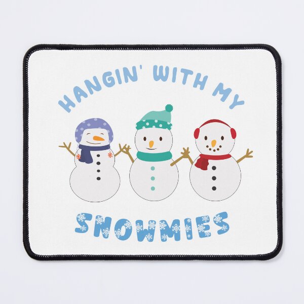 Item preview, HANGING WITH MY SNOWMIES FUN CHRISTMAS HAPPY SNOWMEN designed and sold by ittybittyowl.
