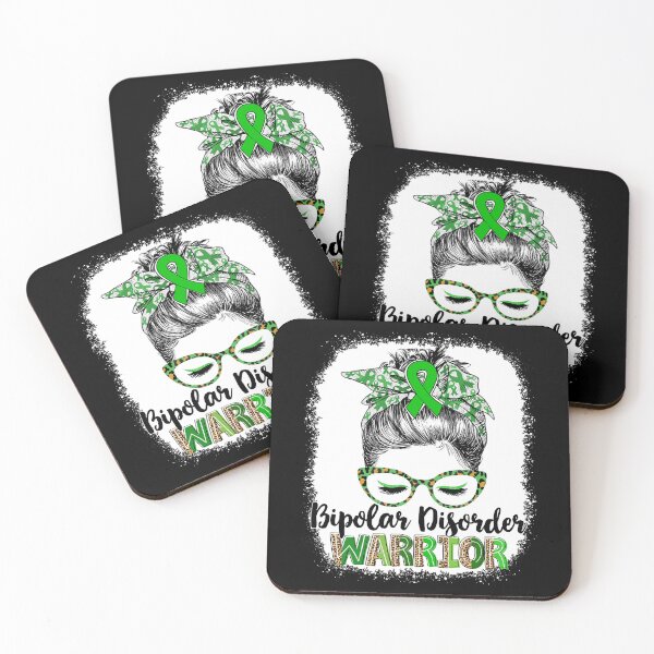 Item preview, Messy Bun Leopard Bipolar Disorder Warrior designed and sold by rechardtee.