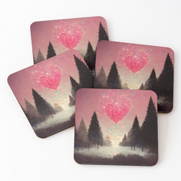 Item preview, Sparkling Pink Heart  | Valentine Sky designed and sold by LeahTT.