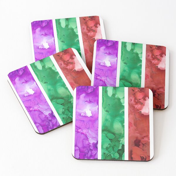 Item preview, Splash of Color Purple, Green and Red designed and sold by jnunamakerart.