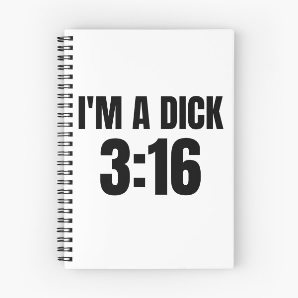 Item preview, I'm A D*ck 3:16 Funny Sarcastic Men Women designed and sold by Big Twelve.